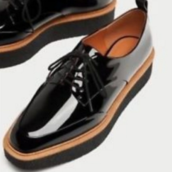 Zara Derby Platform Shoes